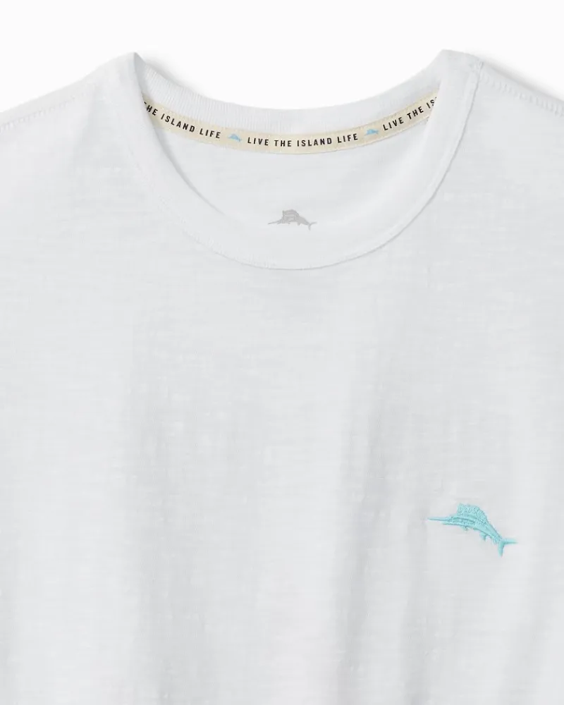 Tommy Bahama Maple Sails Short-Sleeve Lux T-Shirt White Sale