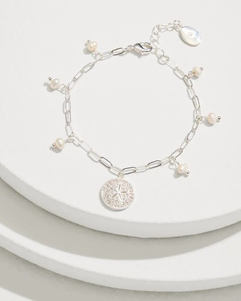 Tommy Bahama Marco Island Starfish Charm Bracelet Silver Sale