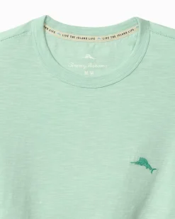 Tommy Bahama Marlin Mirage Lux Long-Sleeve T-Shirt Light Caribbean Tile Best