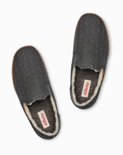 Tommy Bahama Men's OluKai® Hanohano Slippers Dark Shadow