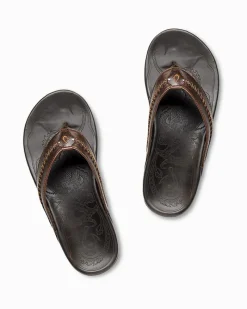 Tommy Bahama Men's OluKai® Mea Ola Sandals Dark Java Clearance