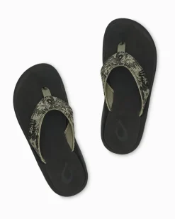 Tommy Bahama Men's x Olukai® Exclusive 'Ohana Sandals Olive Sale