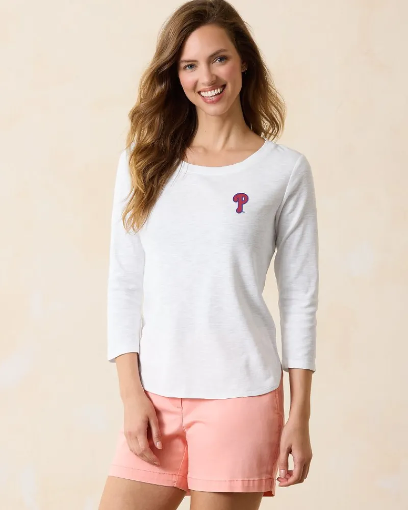 Tommy Bahama MLB® Ashby Isles 3/4-Sleeve T-Shirt philadelphia_phillies Online
