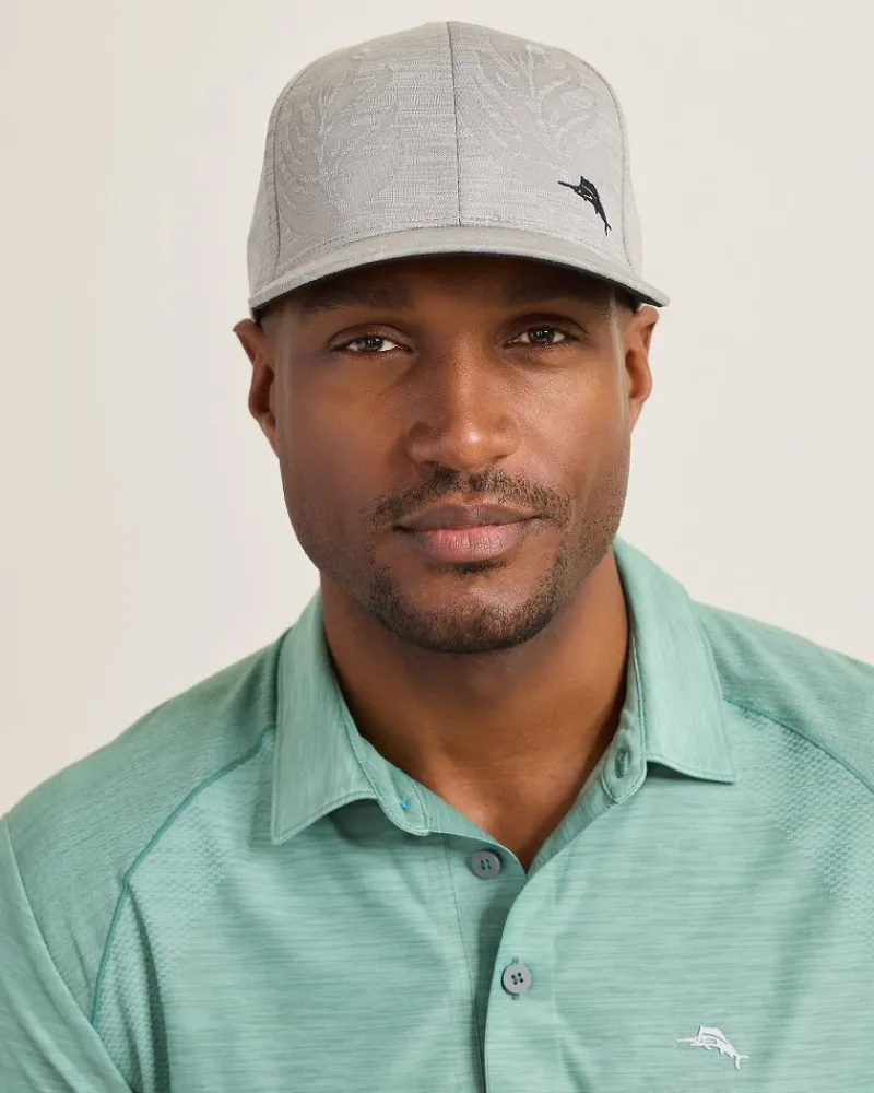 Tommy Bahama Monstera Fade Cap Ultimate Gray New