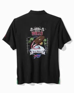 Tommy Bahama NFL Tidal Kickoff Silk Camp Shirt buffalo_bills Best