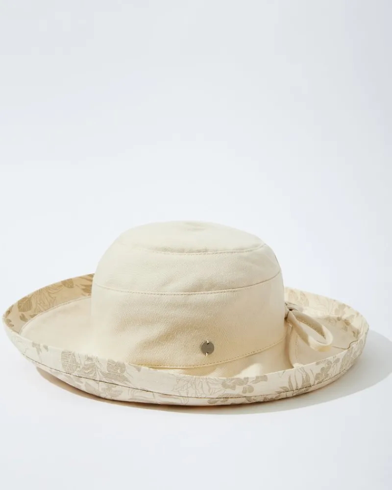 Tommy Bahama Noosa Beach Print Hat Latte Outlet
