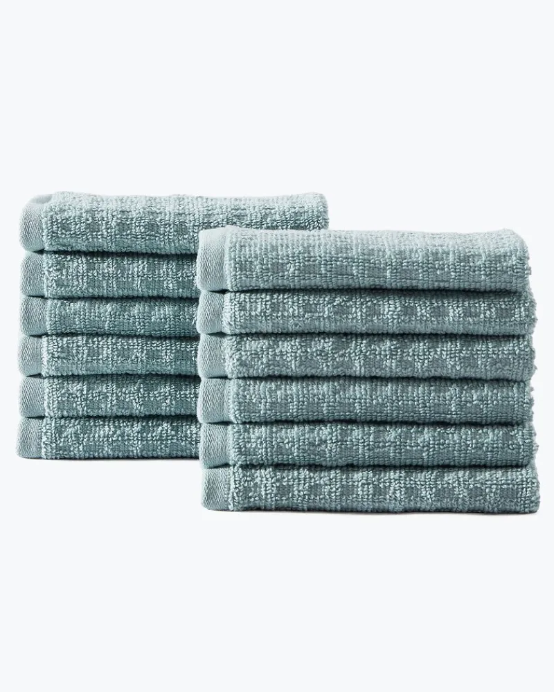 Tommy Bahama Northern Pacific 12-Piece Wash Towel Set Blue