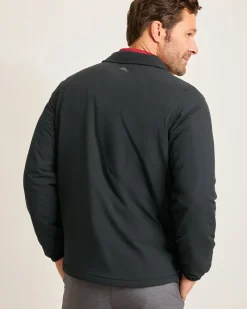 Tommy Bahama Ocean Driver Performance Popover Jacket Jet Black Best