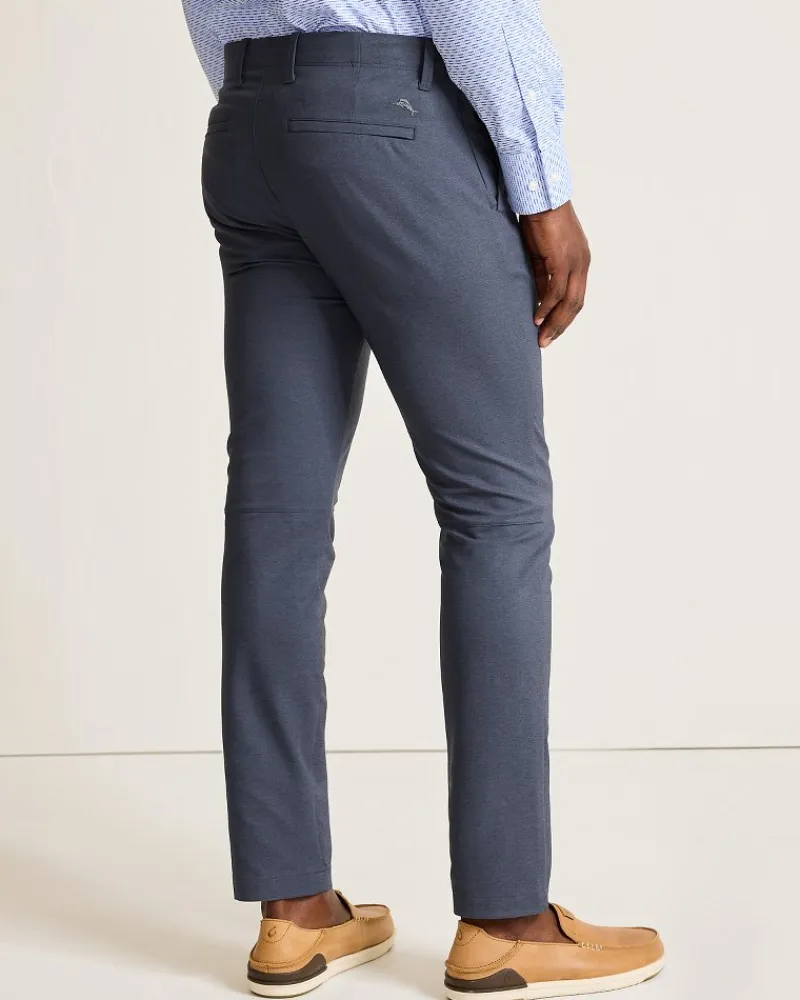 Tommy Bahama On Par IslandZone® Flat-Front Pants Belmont Blue Discount