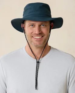 Tommy Bahama Overland Packable Mid-Brim Hat Navy Discount