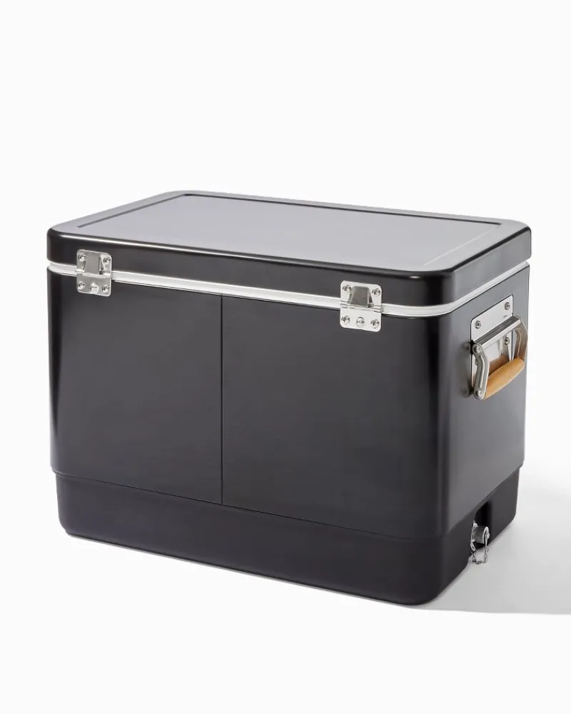 Tommy Bahama Palm Marlin 54-Quart Cooler Black New