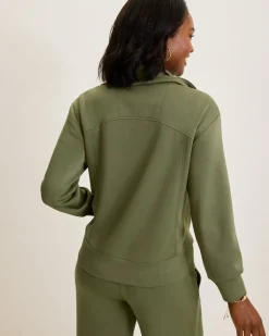 Tommy Bahama Palm Voyage Full-Zip Jacket Beetle Green New