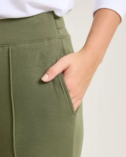 Tommy Bahama Palm Voyage Pintuck Pants Beetle Green Sale