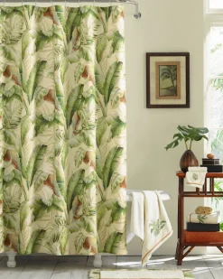 Tommy Bahama Palmiers Shower Curtain Green