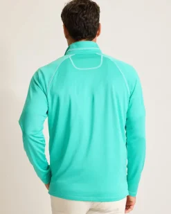 Tommy Bahama Paradise Isle IslandZone® Half-Zip Sweatshirt Blue Freeze Online