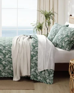 Tommy Bahama Pineapple Venture 3-Piece King Quilt Set Green Best