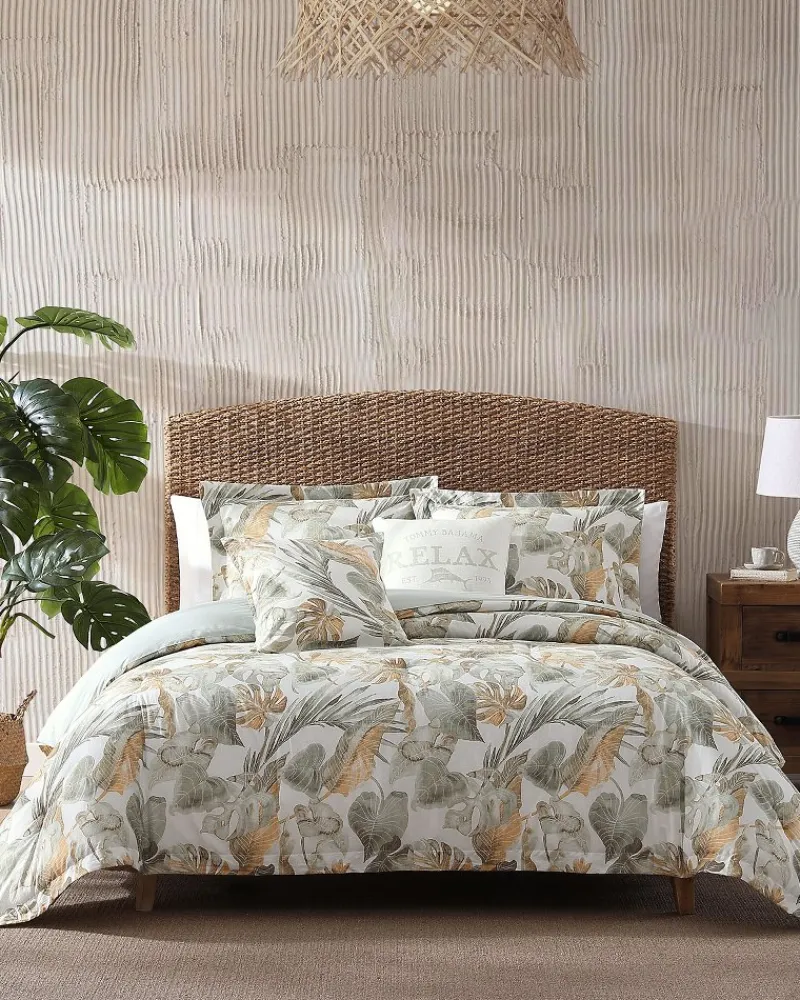 Tommy Bahama Raw Coast 5-Piece Full/Queen Comforter Set Green