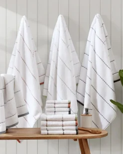 Tommy Bahama Ridley 3-Piece Towel Set Clay Sale