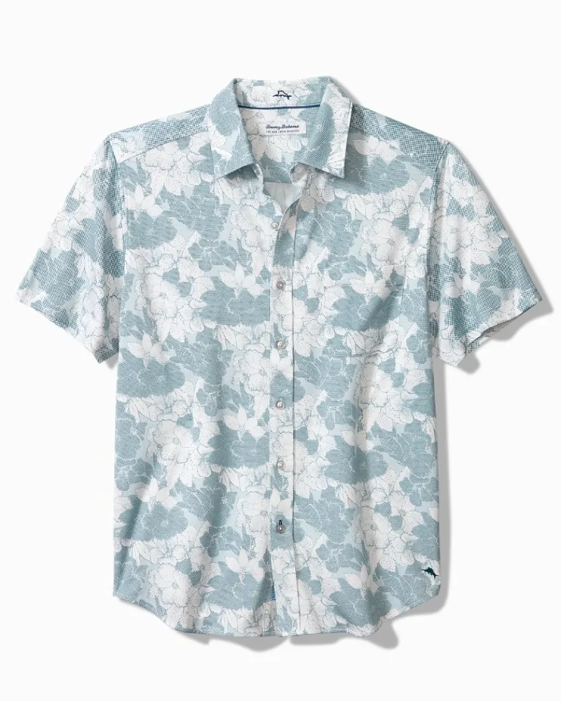 Tommy Bahama San Lucio Cali Blooms Stretch Knit Shirt Seven Seas Clearance