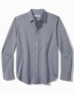 Tommy Bahama San Lucio Stretch Knit Shirt Bering Blue Best