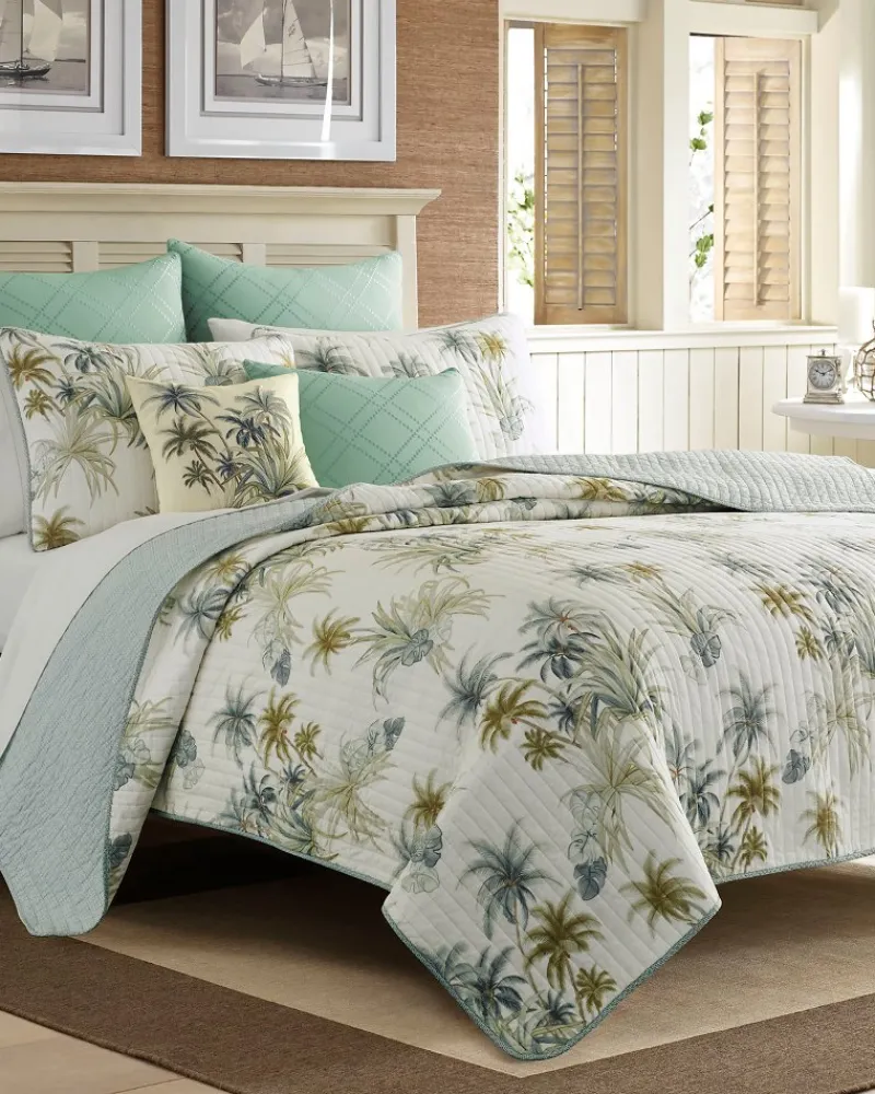 Tommy Bahama Serenity Palms Full/Queen Quilt Blue