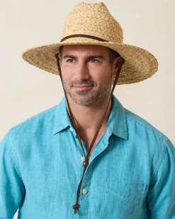 Tommy Bahama Strahan Surf Hat Natural Hot