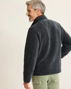 Tommy Bahama Sumner Fleece Shirt Jacket Navy Clearance