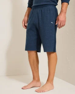 Tommy Bahama Textured Twill Stripe Pajama Shorts Dark Moonlight Sale