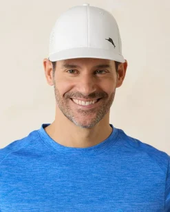 Tommy Bahama The Clubhouse Marlin Packable Cap White Hot