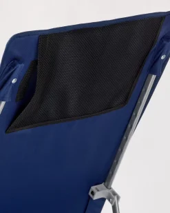 Tommy Bahama Mesh Beach Chair With Shade Navy Clearance
