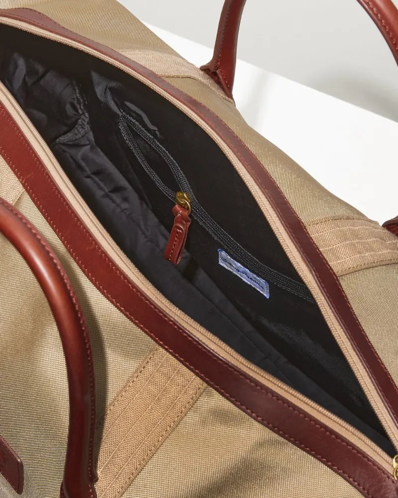 Tommy Bahama Nylon Duffel Bag Khaki Clearance