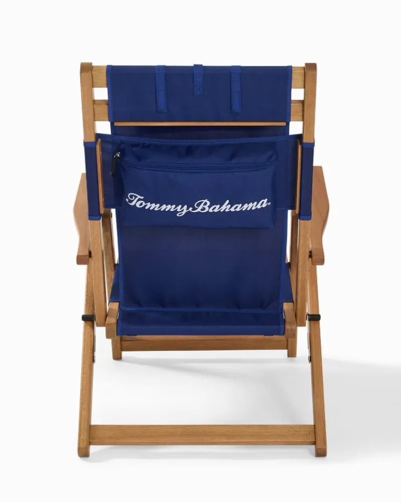 Tommy Bahama On Deck Slingback Chair Navy