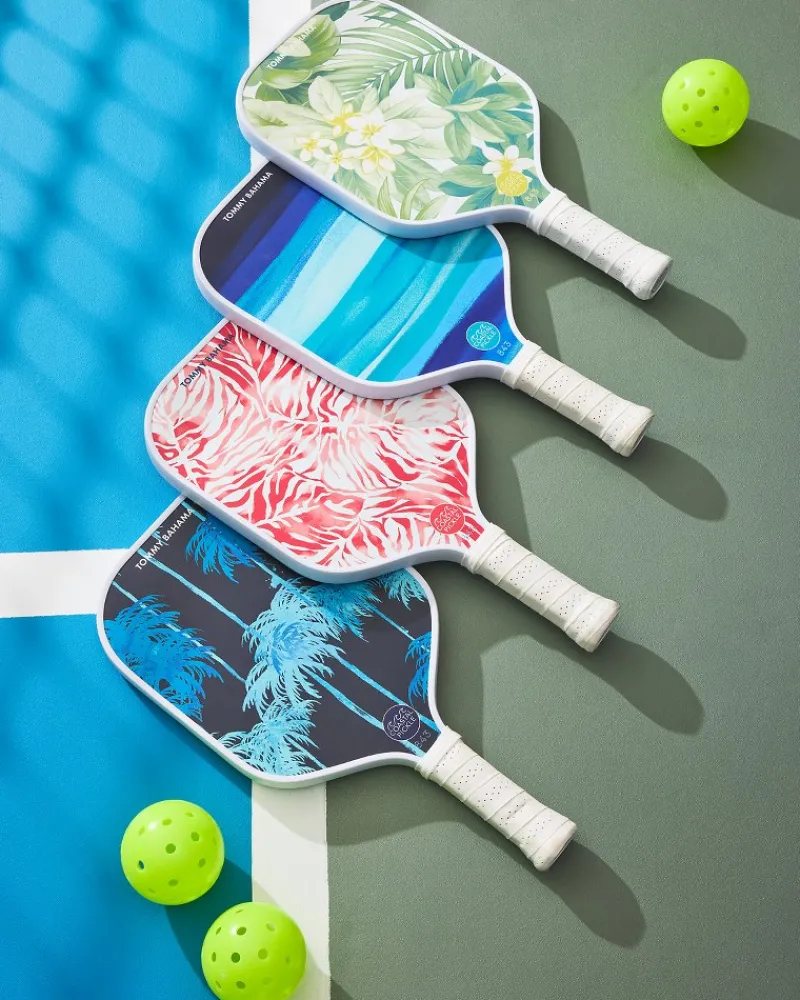 Tommy Bahama x Coastal Pickle Lush Lines Pickleball Paddle Green Sale