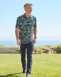 Tommy Bahama Tortola Verde Fronds Short-Sleeve Shirt Seven Seas Discount