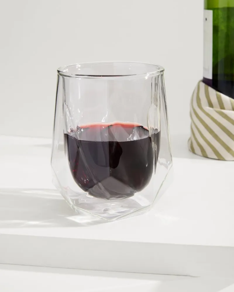Tommy Bahama Viski® Alchemi Aerating Wine Tasting Glass Clear New