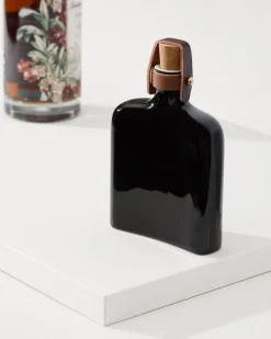Tommy Bahama Viski® Nautilus Flask Black