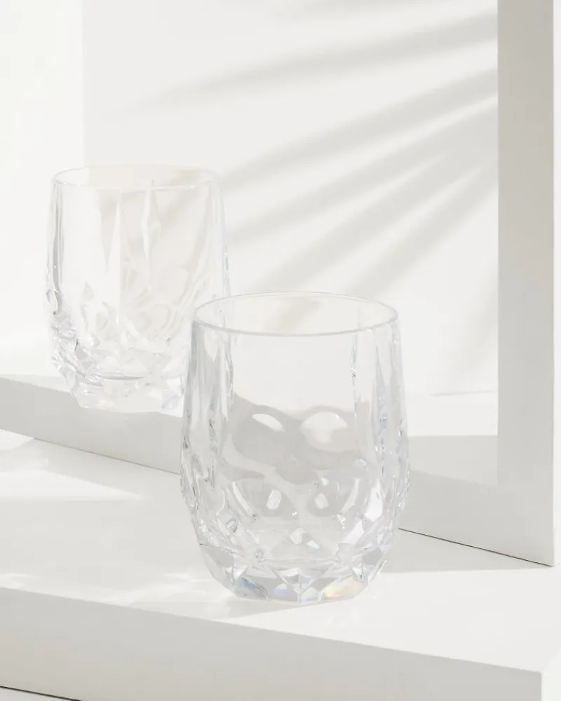 Tommy Bahama Viski® Reserve Bruno Crystal Cocktail Glasses- Set of 2 Clear Discount