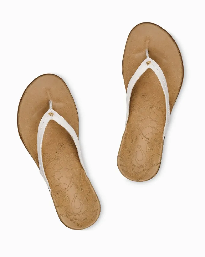 Tommy Bahama Women's OluKai® Honu Sandals Bright White Hot