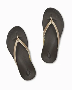 Tommy Bahama Women's OluKai® Ho'ōpio Leather Sandals Bubbly Best